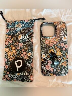 Loopy Case IPhone 16 pro max floral case for Righty.